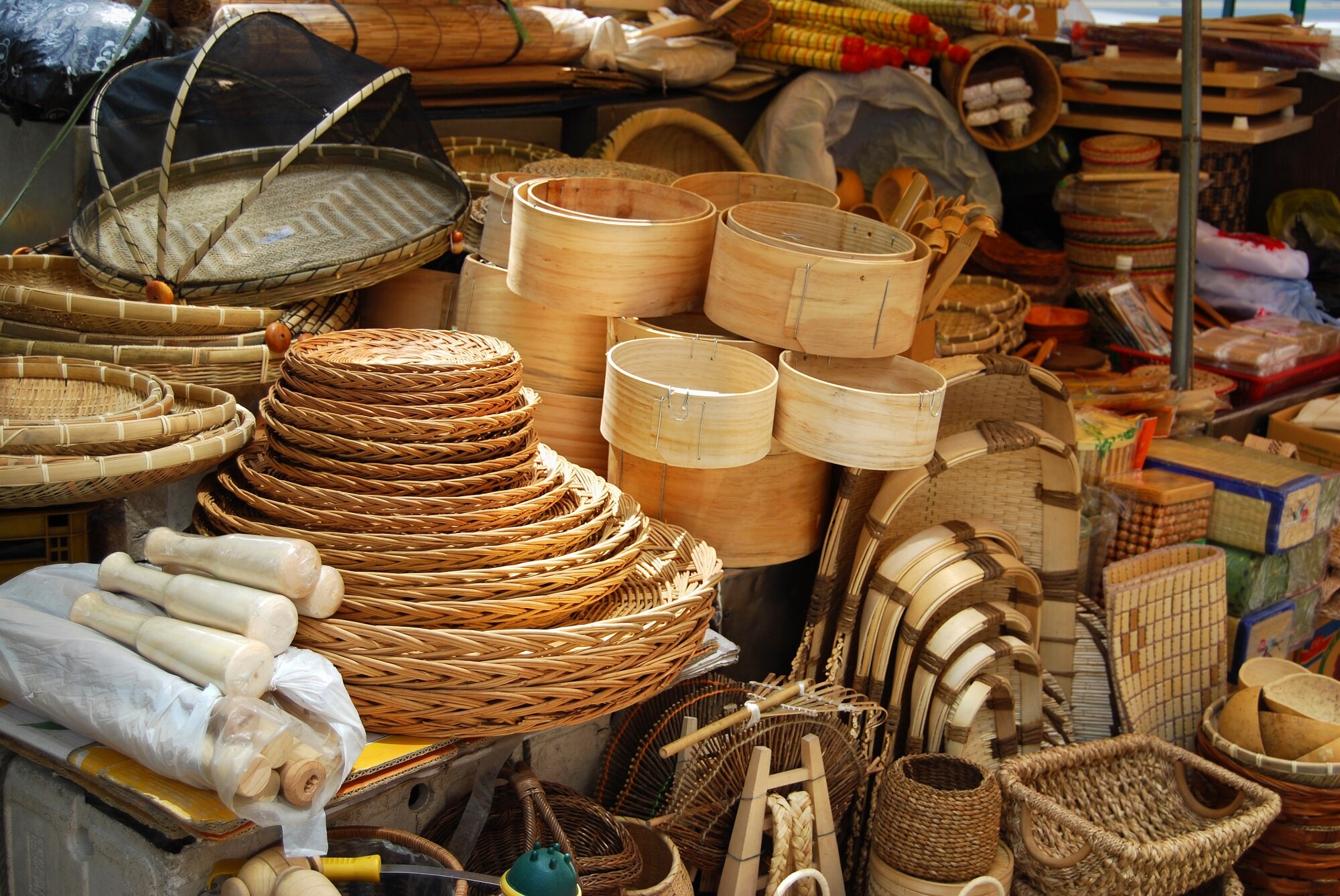 mercado asiatico cestas bambu mimbre 1147 350